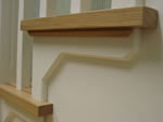 Sample cut string stair