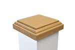 White Oak Recessed Cap